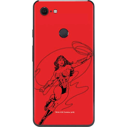 DC Comics Wonder Woman Comic Pop Google Pixel 3 XL Skin